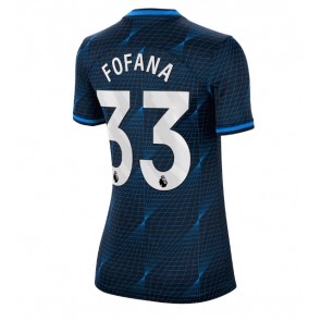 Chelsea Wesley Fofana #33 Replika Udebanetrøje Dame 2023-24 Kortærmet